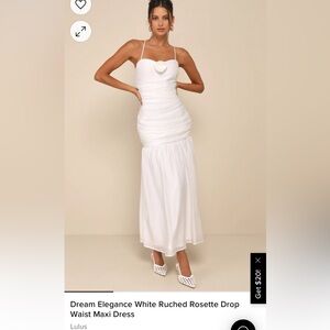 Drop waist midi dress